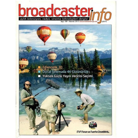 Broadcasterinfo: Aylık Televizyon, Radyo, Sinema Teknolojileri Dergisi -Eğlencelik 3D (Sayı: 108-Haziran 2013 Retro Koleksiyon Eski Baskı)