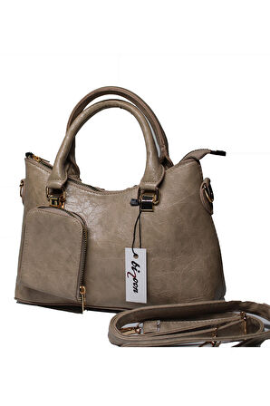 Bizoon 257 Omuz Askılı  Renk Seçenekli Şık Kadın El Çantası  27x20 cm