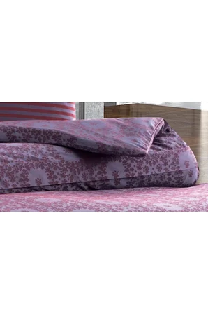 Jardin Bambu Jakar Kumaş Bordo Çift Kişilik Nevresim Takımı Battal Boy 6 Prç. 901 