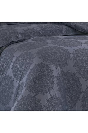 Tiara Bambu Jakar Kumaş Pudra Çift Kişilik Nevresim Takımı Battal Boy 6 Parça 898 