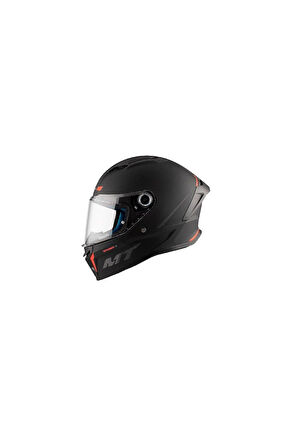MT Stinger 2 Solid A1 Matt Full Face Mat Siyah Motosiklet Kaskı XL