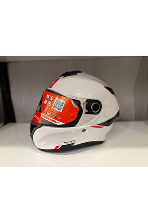 KASK MT HELMETS TARGO S SOLİD PARLAK BEYAZ M