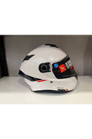 KASK MT HELMETS TARGO S SOLİD PARLAK BEYAZ M