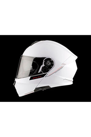 KASK MT GENESİS SV A2 ÇENE AÇILIR PARLAK BEYAZ M