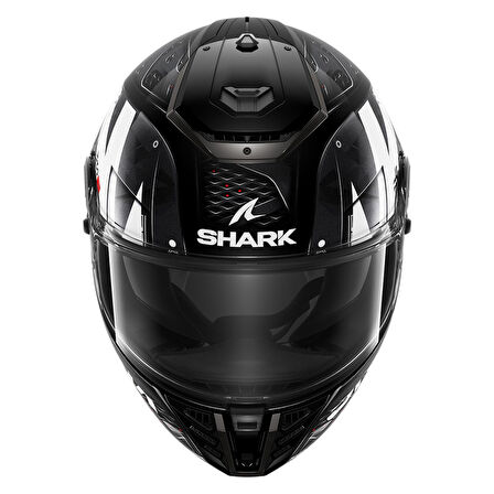 0322 SHARK SPARTAN RS STINGREY KAPALI KASK SİYAH BEYAZ