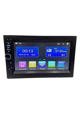 BAWERLİNK BW-7150 7 INC USB/SD/BT DOUBLE DIN OTO TEYP KAMERA HEDİYELİ