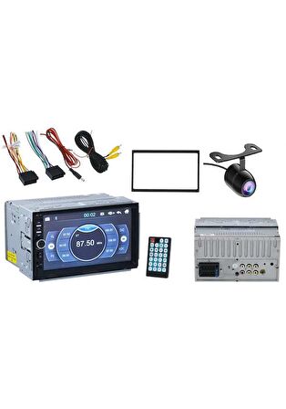 BAWERLİNK BW-7150 7 INC USB/SD/BT DOUBLE DIN OTO TEYP KAMERA HEDİYELİ