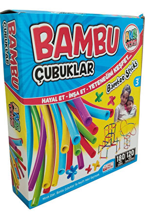 Ans Toys Süper Bambu Çubuklar 300 Parça Oyuncak Bambu Çubuk Eğitici Oyuncak