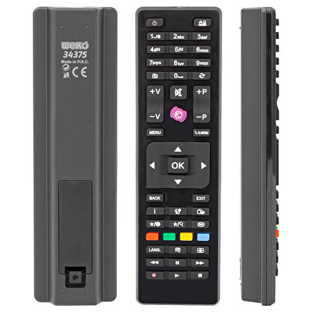 VESTEL-SEG-REGAL KARE GÖBEK MİNİ LCD-LED TV KUMANDA