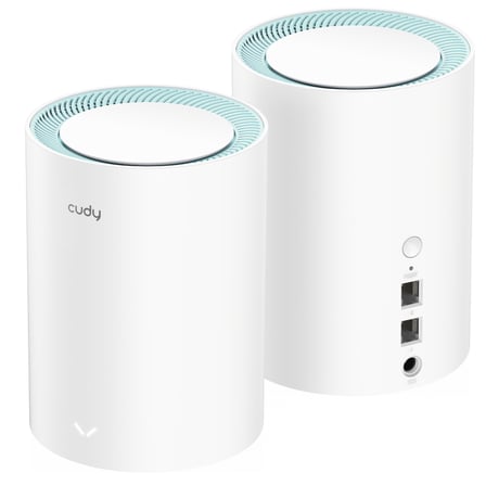 CUDY M1300 (2-Pack) AC1200 Gigabit Mesh Wi-Fi Sistemi