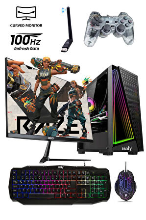 Mintra Hnd X I5-4590 16GB 256GB SSD RX550 4GB 24" Uyumlu Oyuncu Masaüstü Bilgisayarı