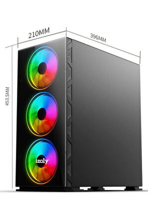 Mintra Ogre X I5-10400f 16GB 256GB M.2 Nvme Rtx 3060 12GB 24" Oyuncu Masaüstü Bilgisayarı
