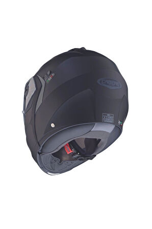 DUKE X MAT BLACK ÇENE AÇILIR MOTOSİKLET KASKI S