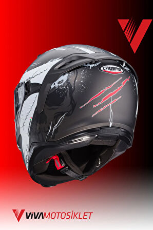 CABERG  - AVALON X PUNK  - MATT GRAY-WHITE-RED - L
