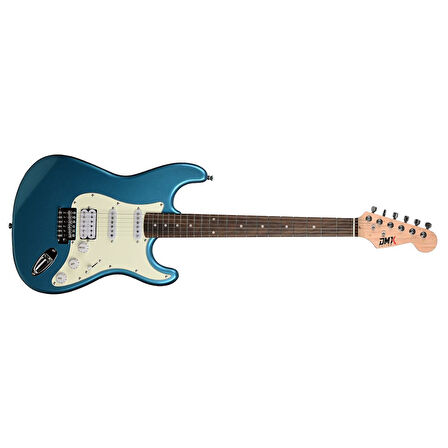 DMX Guitars DEG100 HSS TP Elektro Gitar (Tidepool)