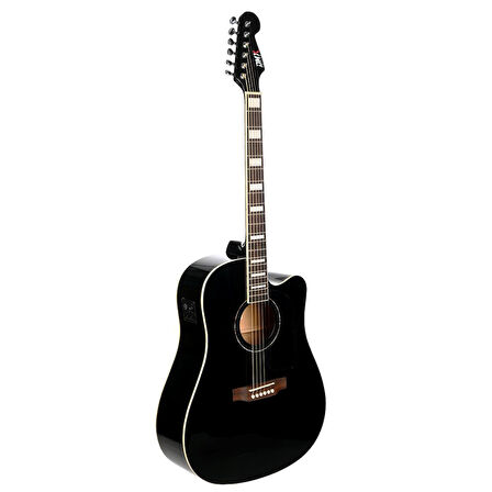DMX Guitars DAG100CE BK Elektro Akustik Gitar