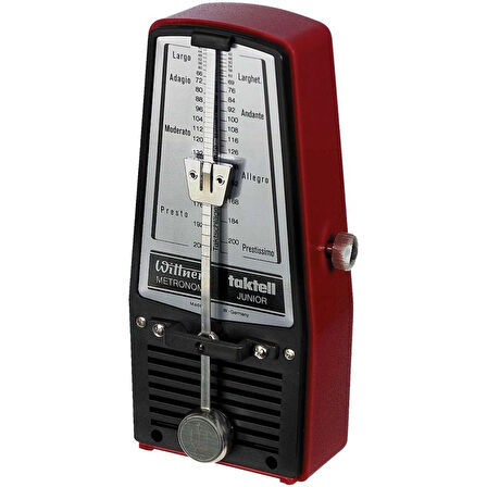 Wittner 903110 Junior Without Bell Metronom (Ruby)