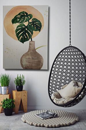 Minimalist Dekoratif Duvar Dekorasyonu Kanvas Soft Renkli Tablo