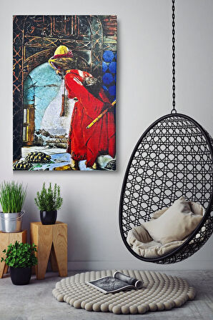 Kanvas Tablo, Duvar Dekoru, Kaplumbağa Terbiyecisi Eseri Osman Hamdi Bey TBLKNVS01