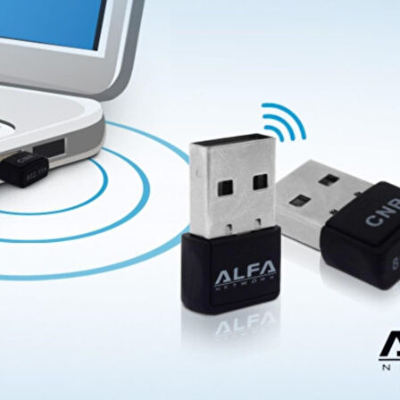 Alfalink W102 150Mbps 2.4Ghz Mini Usb Kablosuz Adaptör