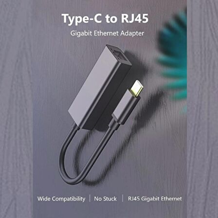 Alfalink AL-C70 USB To Type-C  3.0 Gigabit Ethernet Adaptör