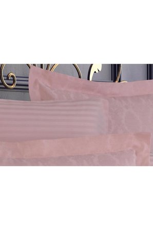 Monaco Bambu Jakar Kumaş Pudra Ikili Oksford Yastık Kılıfı 60x80 Cm 1322