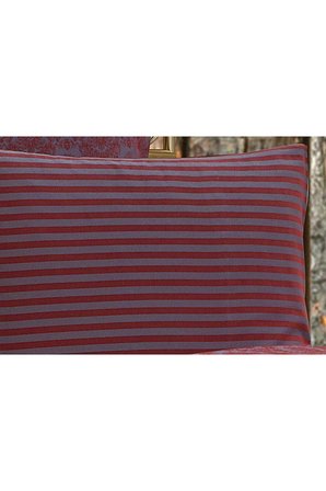 Monaco Bambu Jakar Kumaş Bordo Ikili Oksford Yastık Kılıfı 60x80 Cm 1323 
