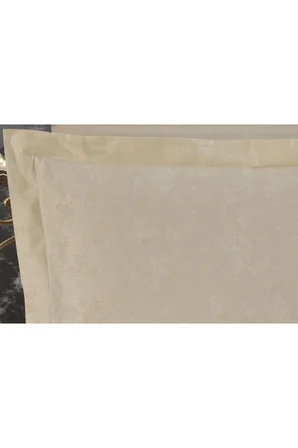 Rita Bambu Jakar Kumaş Bej İkili Oksford Yastık Kılıfı 60x80 Cm 1335