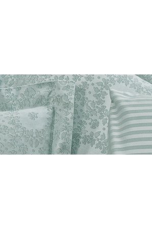 Jardin Bambu Jakar Kumaş Mint İkili Oksford Yastık Kılıfı 60x80 Cm 1354