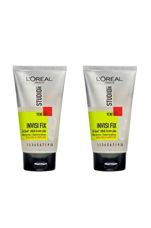 L'Oreal Paris L'Oreal Paris  24 Saat Tutucu Güçlü Saç Jölesi - Studio Line Invisi Fix 150 Ml No: 8 X2 Adet