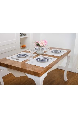 Roma Jakar Polyester Kumaş Krem Amerikan Servis 34x46 Cm Krem 4 Ad. 1385