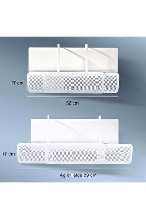 Alfalink Ayarlanabilir Universal Klima Hava Yönlendirici Klima Çarpması Önleyici 56-90cm