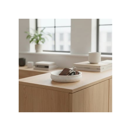 Kavisli Japandi Dekoratif Tabak 3d Baskı Minimal Sunum Ve Organizer Tepsisi