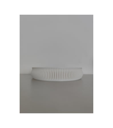 Kavisli Japandi Dekoratif Tabak 3d Baskı Minimal Sunum Ve Organizer Tepsisi