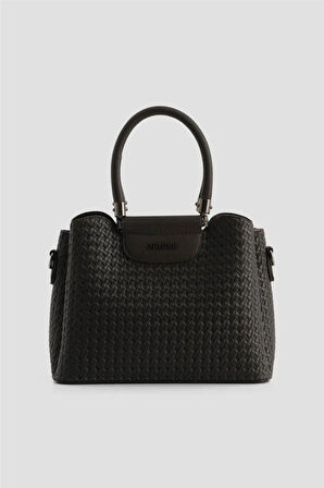 Armine 342 Kadın Örgü Desen El & Omuz Çantası