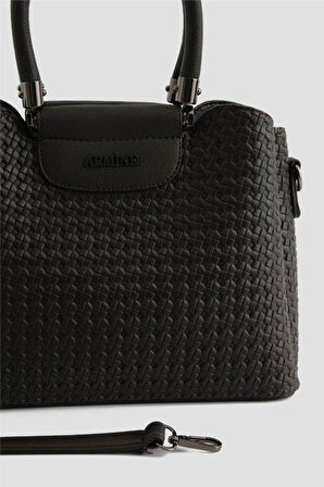 Armine 342 Kadın Örgü Desen El & Omuz Çantası