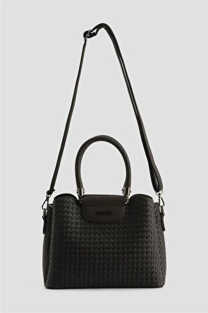 Armine 342 Kadın Örgü Desen El & Omuz Çantası