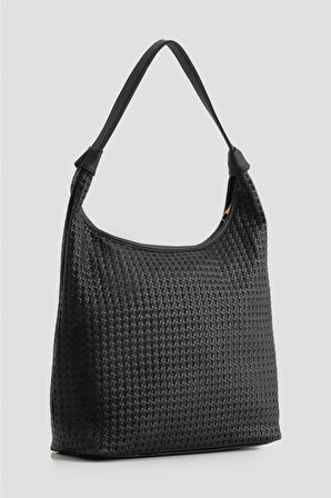 Armine 413 Kadın Örgü Desen Omuz Çantası