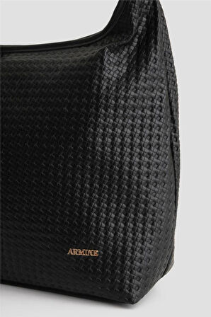 Armine 413 Kadın Örgü Desen Omuz Çantası