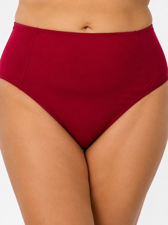 Büyük Beden Toparlayıcı Yüksek Bel Kadın Bikini Altı