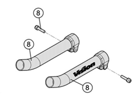 FSA VISION MINI ClIp-On 5D ACR 670-0407000030 LR AEROBAR-DİNLENDİRİCİ EKLENTİSİ