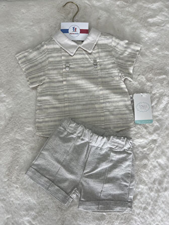 Toscana Yakalı Şortlu Takım