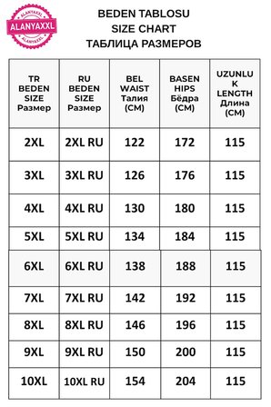 Büyük Beden Beli Lastikli Ön Arka Cepli Dar Paça Battal Erkek Pantolon
