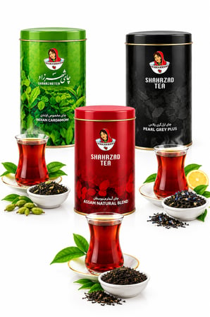 Hint ve İran Harmanlı 1.500 kg Teneke Kutu Karışık Aromalı Siyah Çay Seti