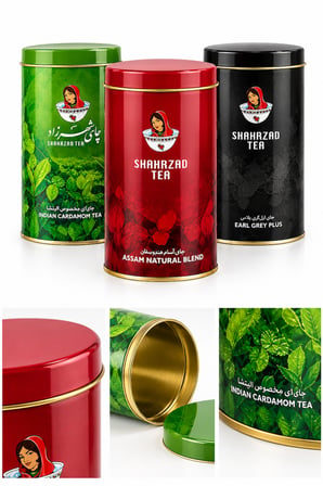 Hint ve İran Harmanlı 1.500 kg Teneke Kutu Karışık Aromalı Siyah Çay Seti