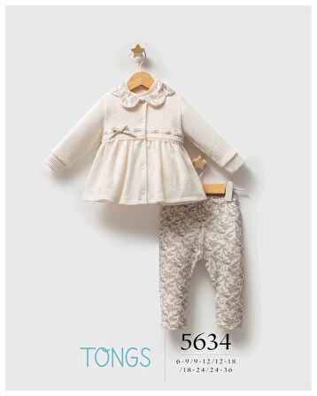 Tongs Baby Little Honey 3'lü Takım 5634 Ekru