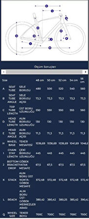 2025 BISAN TRX 8600 DEORE ŞEHİR VE TUR BİSİKLETİ