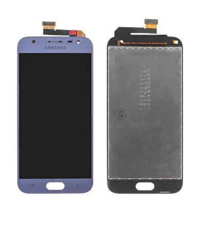 SAMSUNG J3 PRO J330 UYUMLU LCD DOKUNMATİK EKRAN  SILVER(MAVİ)