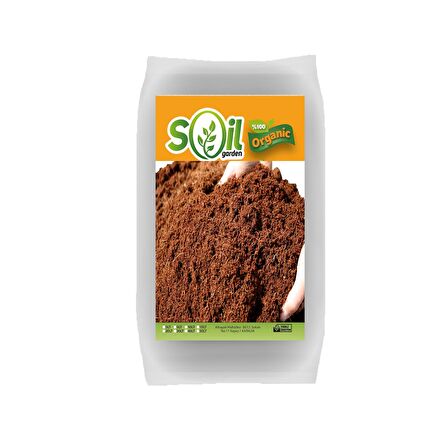 Soil garden Cocopeat Hindistan Cevizi Torfu  lifi  50 lt  (100% doğal ) KATKISIZ