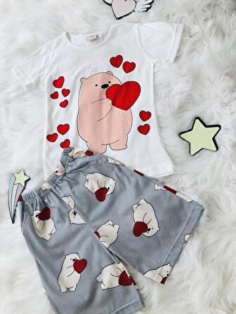 Baskılı Pijama Takımı 026